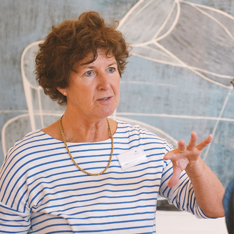 Studienleiterin Sigrid Schöttle im Gespräch